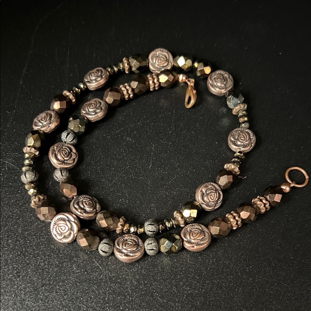 Vintage Costume Jewelry 18" Necklace Statement Piece